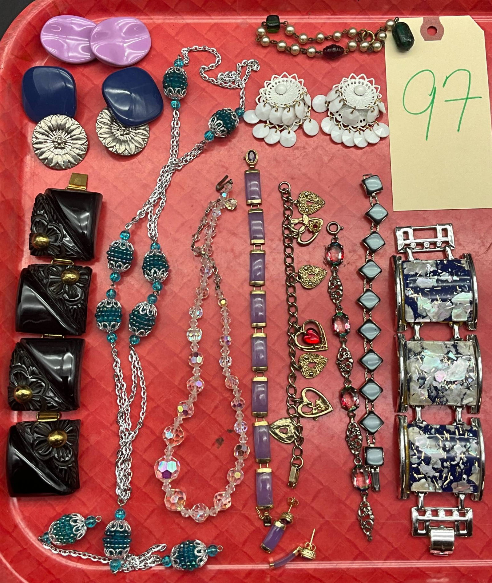 Costume Jewelry, Including Necklaces, Bracelets, and Earrings (1 of 3)