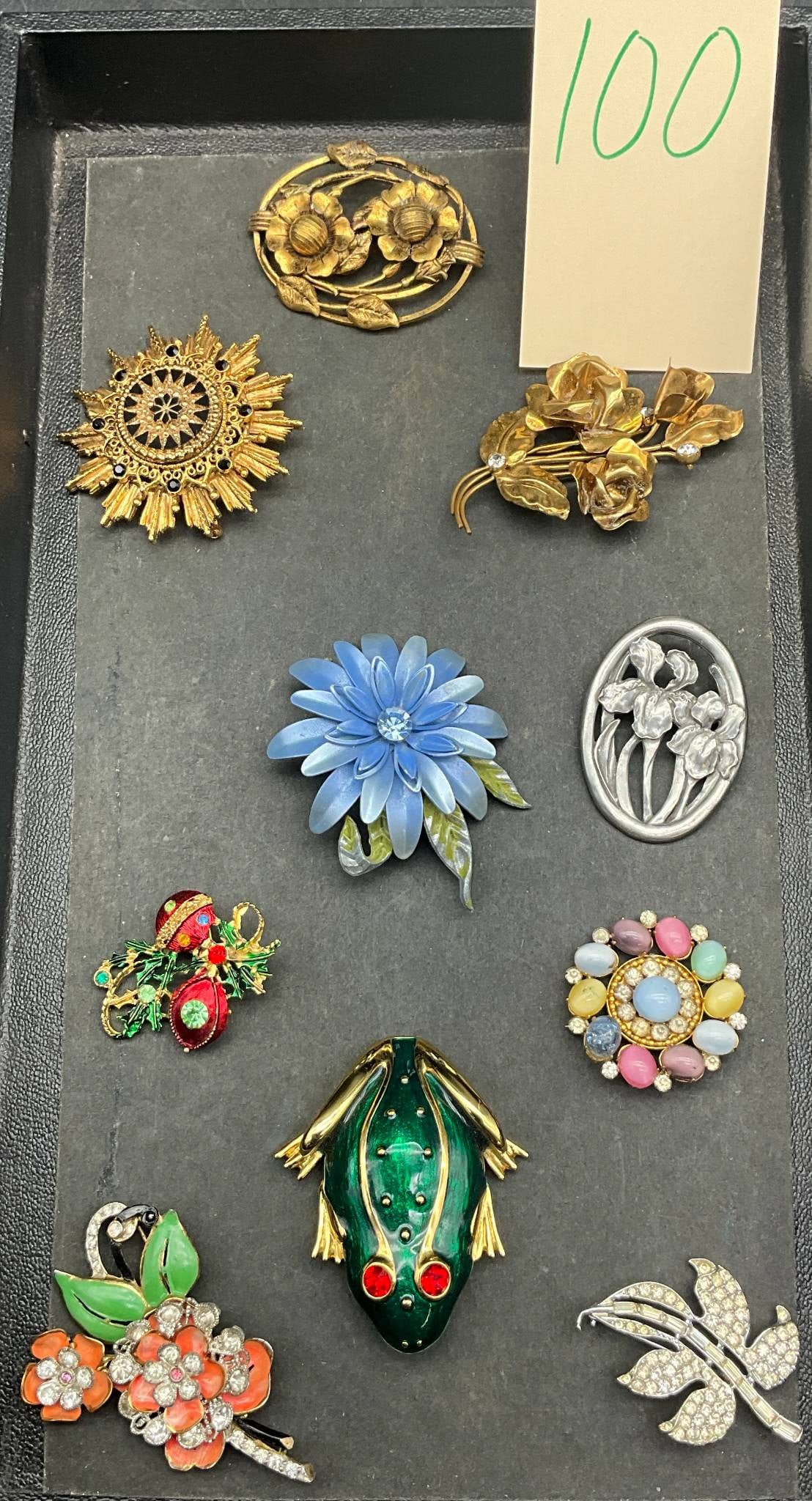 Brooches Including Trifari, Seagull Pewter, and Others (1 of 4)