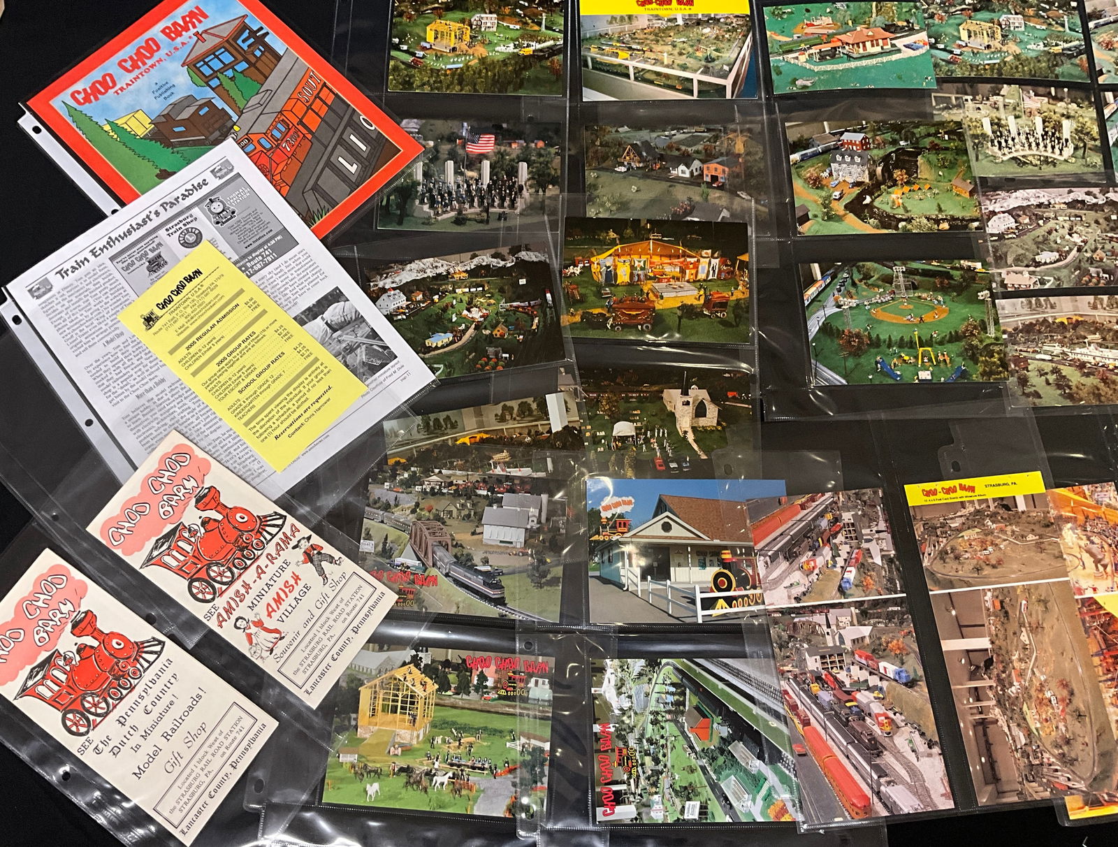 A Collection of Vintage Choo-Choo Barn Post Cards and Paper Ephemera - 2