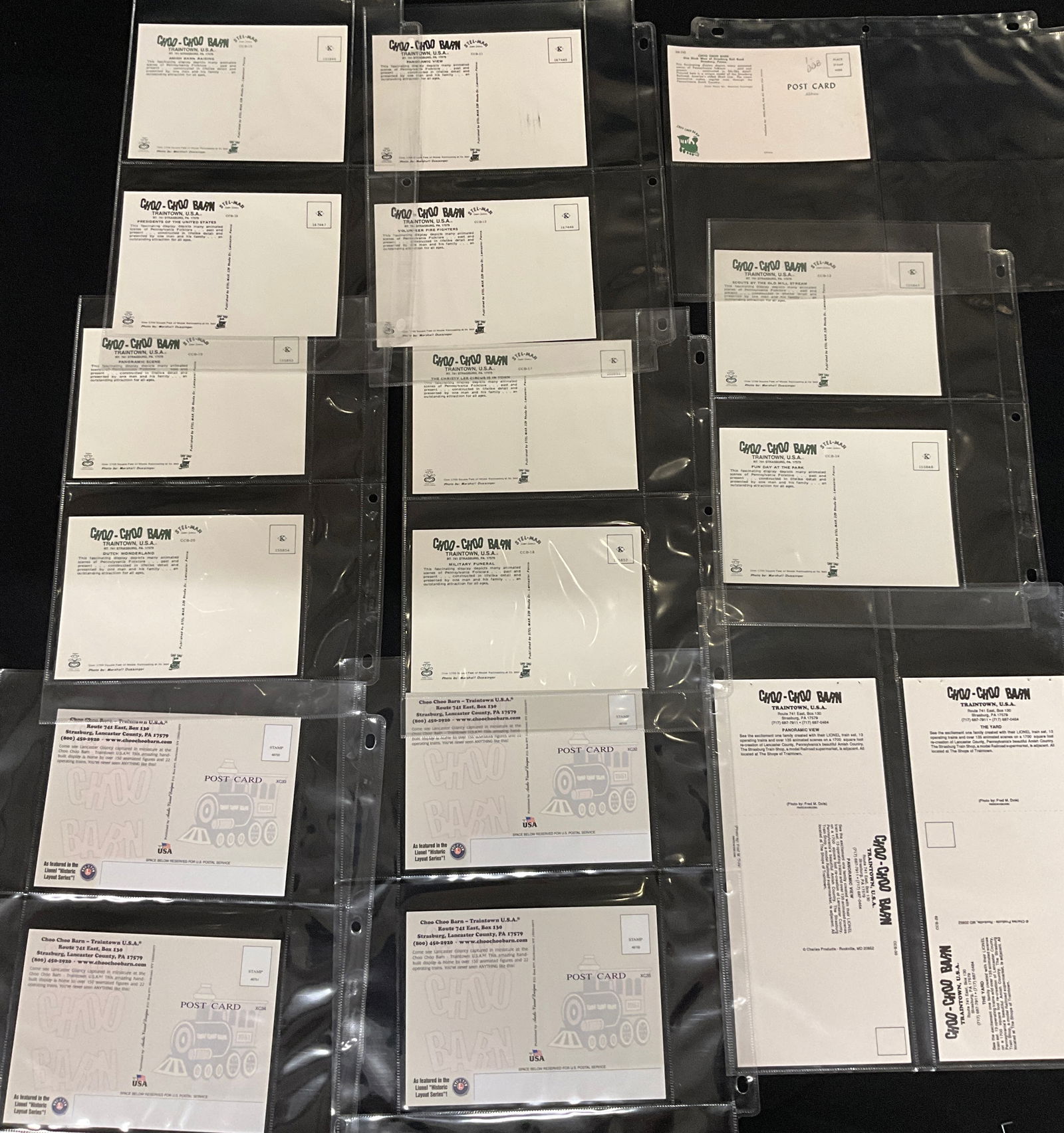 A Collection of Vintage Choo-Choo Barn Post Cards and Paper Ephemera - 7