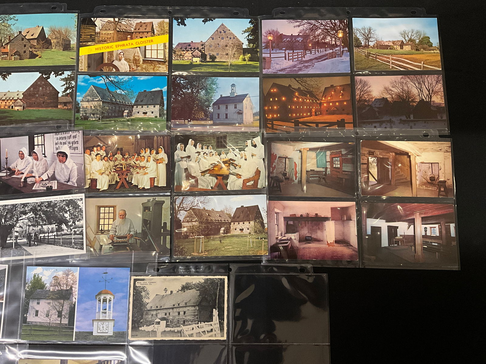 A Collection of Vintage Postcards and Paper Ephemera from Historic Ephrata Cloister, Pennsylvania - 2