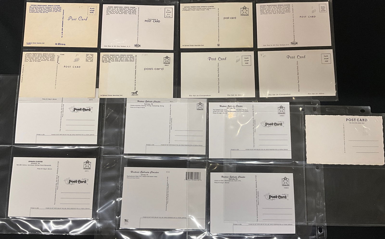 A Collection of Vintage Postcards and Paper Ephemera from Historic Ephrata Cloister, Pennsylvania - 6