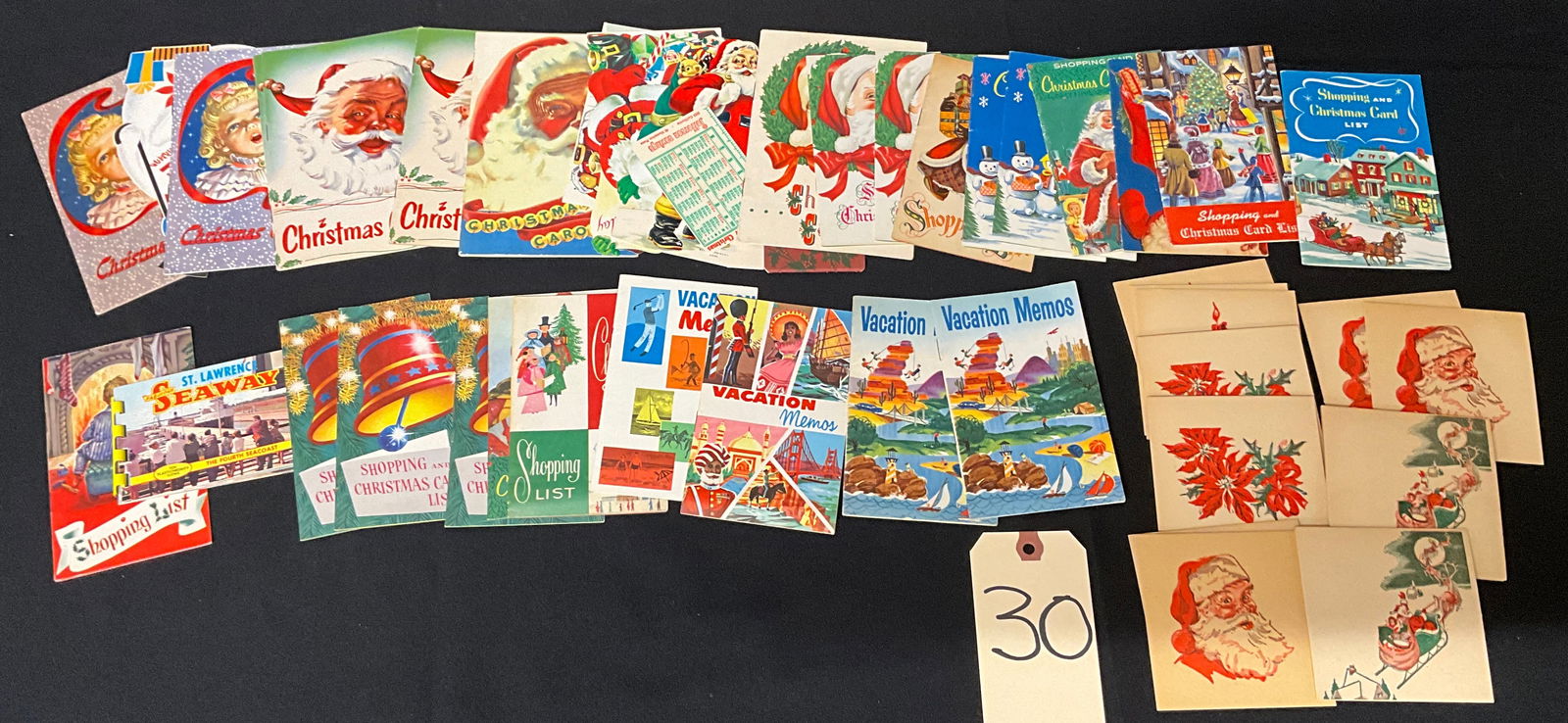 A Collection of Vintage Mid-Century Christmas and Vacation Paper Ephemera Booklets (1 of 4)