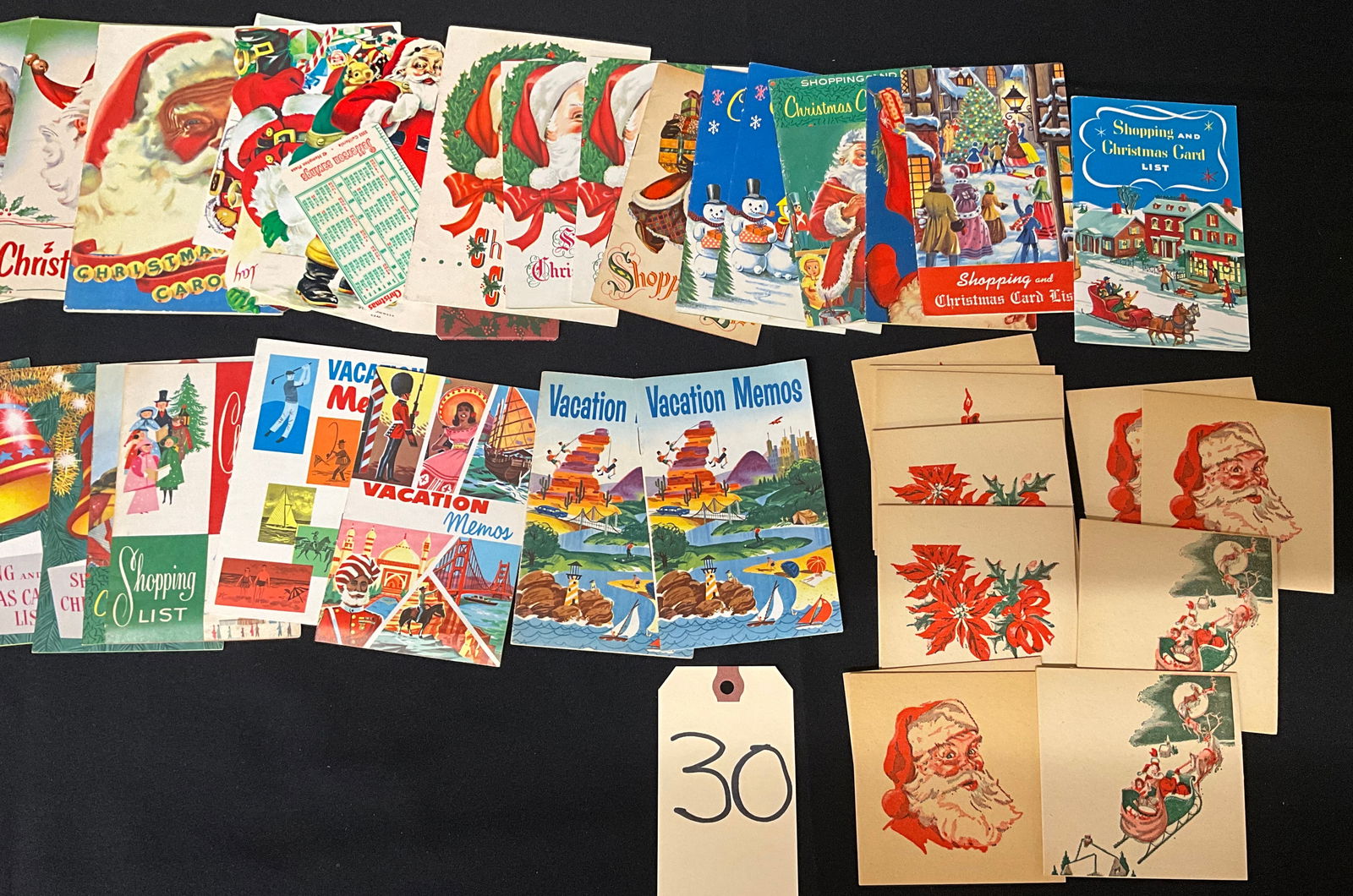 A Collection of Vintage Mid-Century Christmas and Vacation Paper Ephemera Booklets - 2