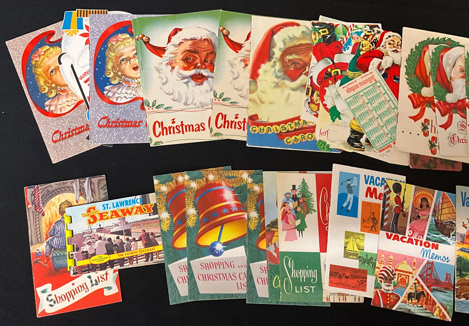 A Collection of Vintage Mid-Century Christmas and Vacation Paper Ephemera Booklets - 3