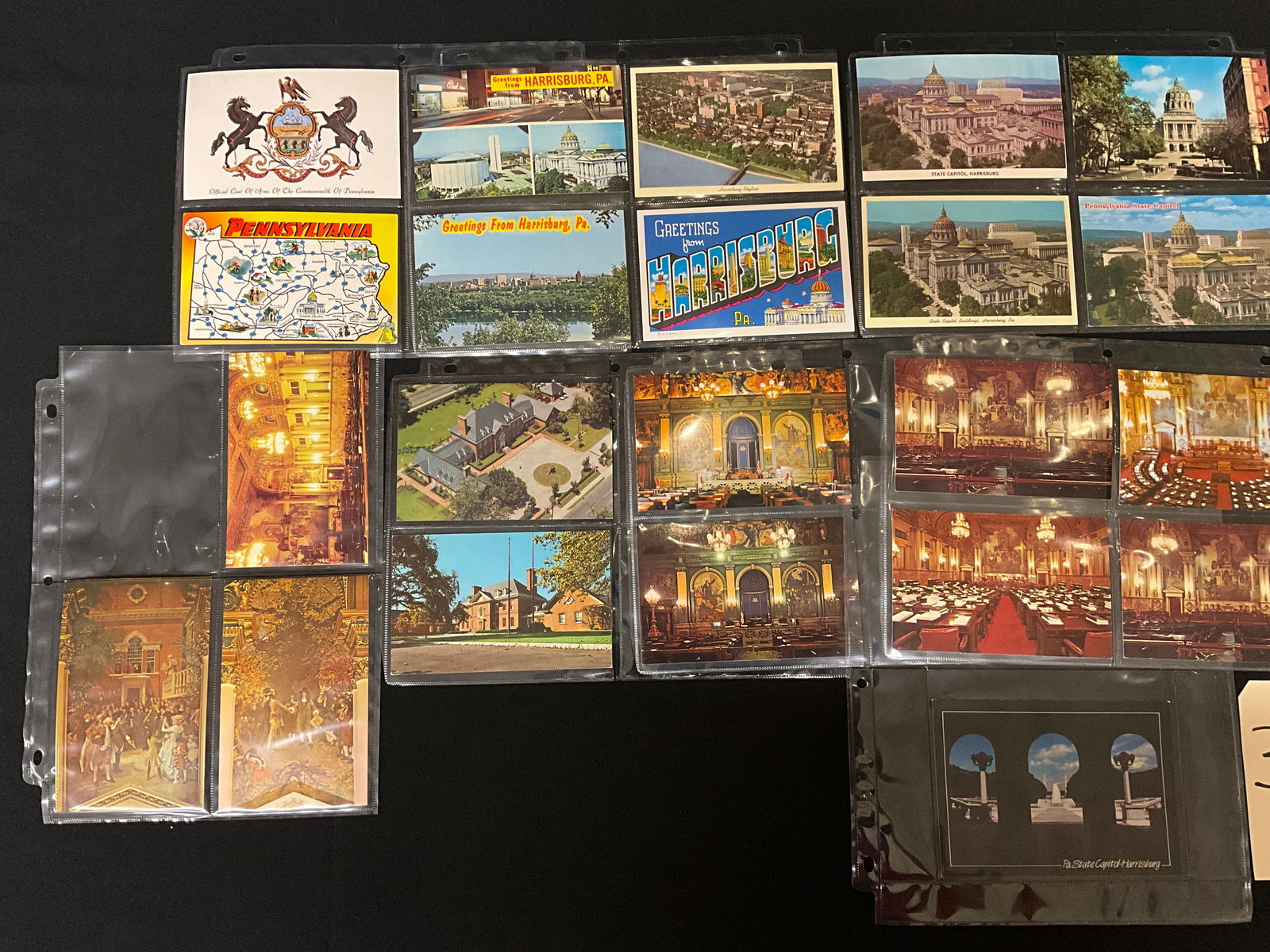 A Collection of Vintage Postcards of the Pennsylvania State Capitol and Harrisburg - 2