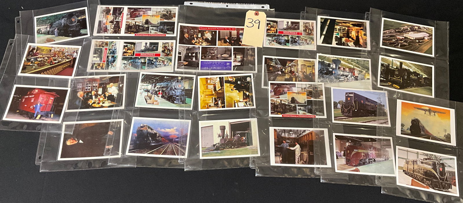 A Collection of Vintage Railroad Postcards and Paper Ephemera (1 of 4)