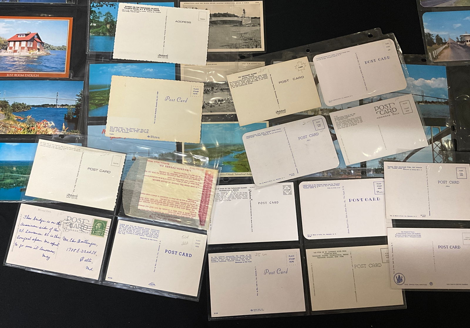 A Large Collection of Vintage Post Cards and Paper Ephemera from the Thousand Islands Region - 4
