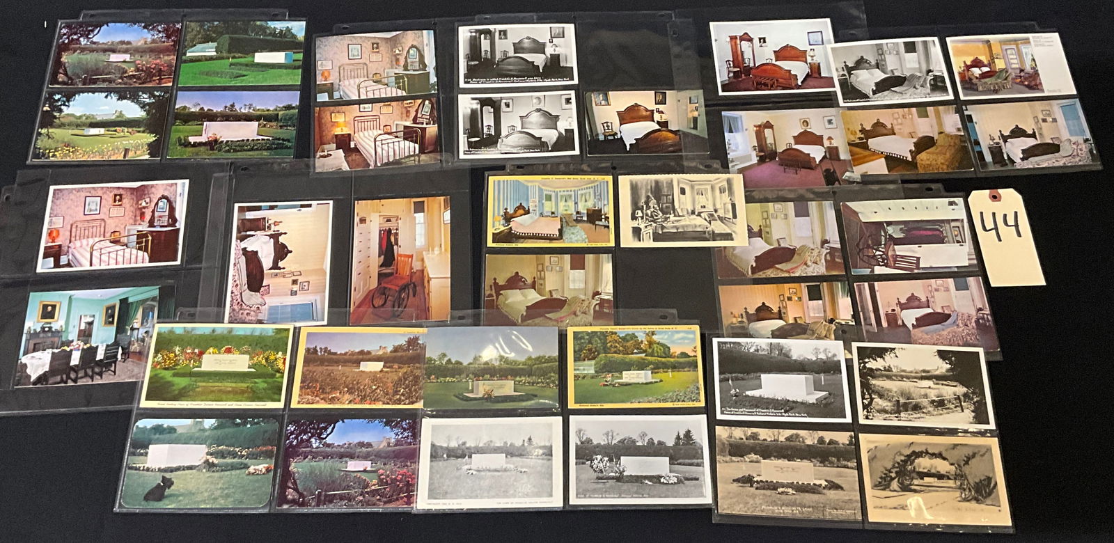 A Collection of Vintage Postcards and Photo Postcards, including FDR Grave Views (1 of 5)