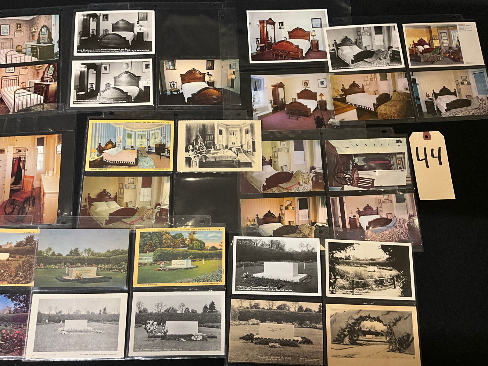 A Collection of Vintage Postcards and Photo Postcards, including FDR Grave Views - 3