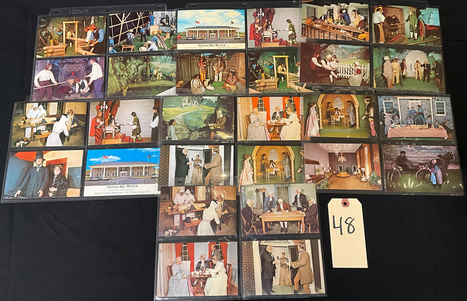 Vintage Postcards from the National Wax Museum, Lancaster, Pennsylvania (1 of 3)