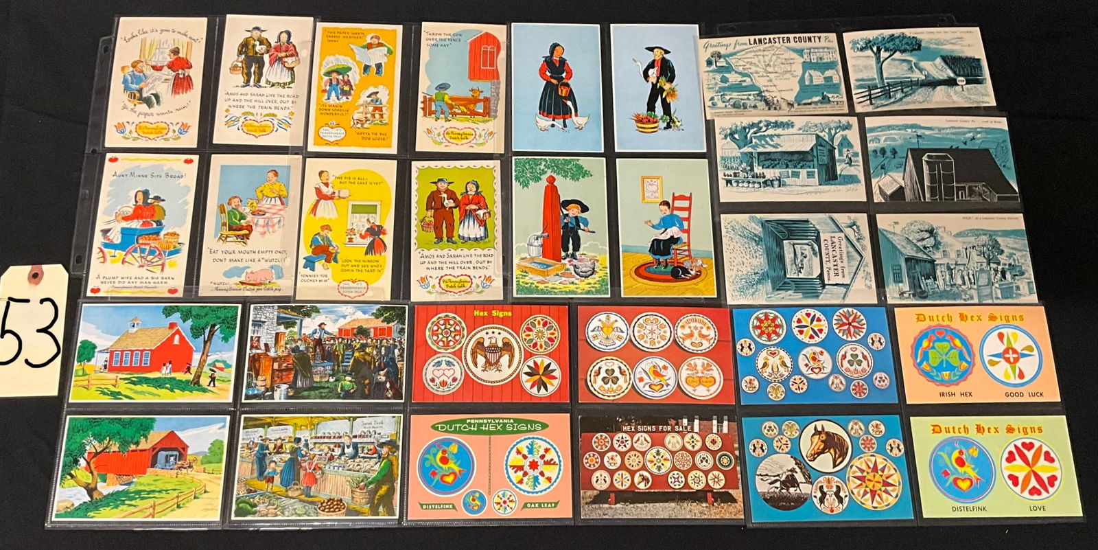 Vintage Pennsylvania Dutch Postcards and Ephemera Collection (1 of 4)