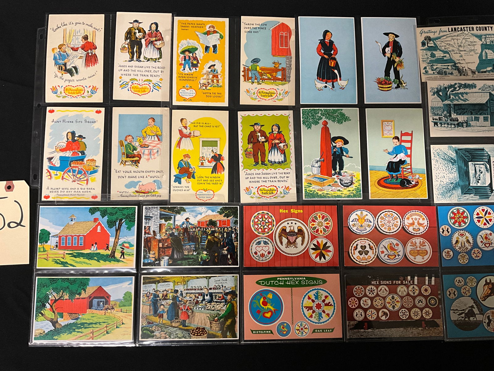 Vintage Pennsylvania Dutch Postcards and Ephemera Collection - 3