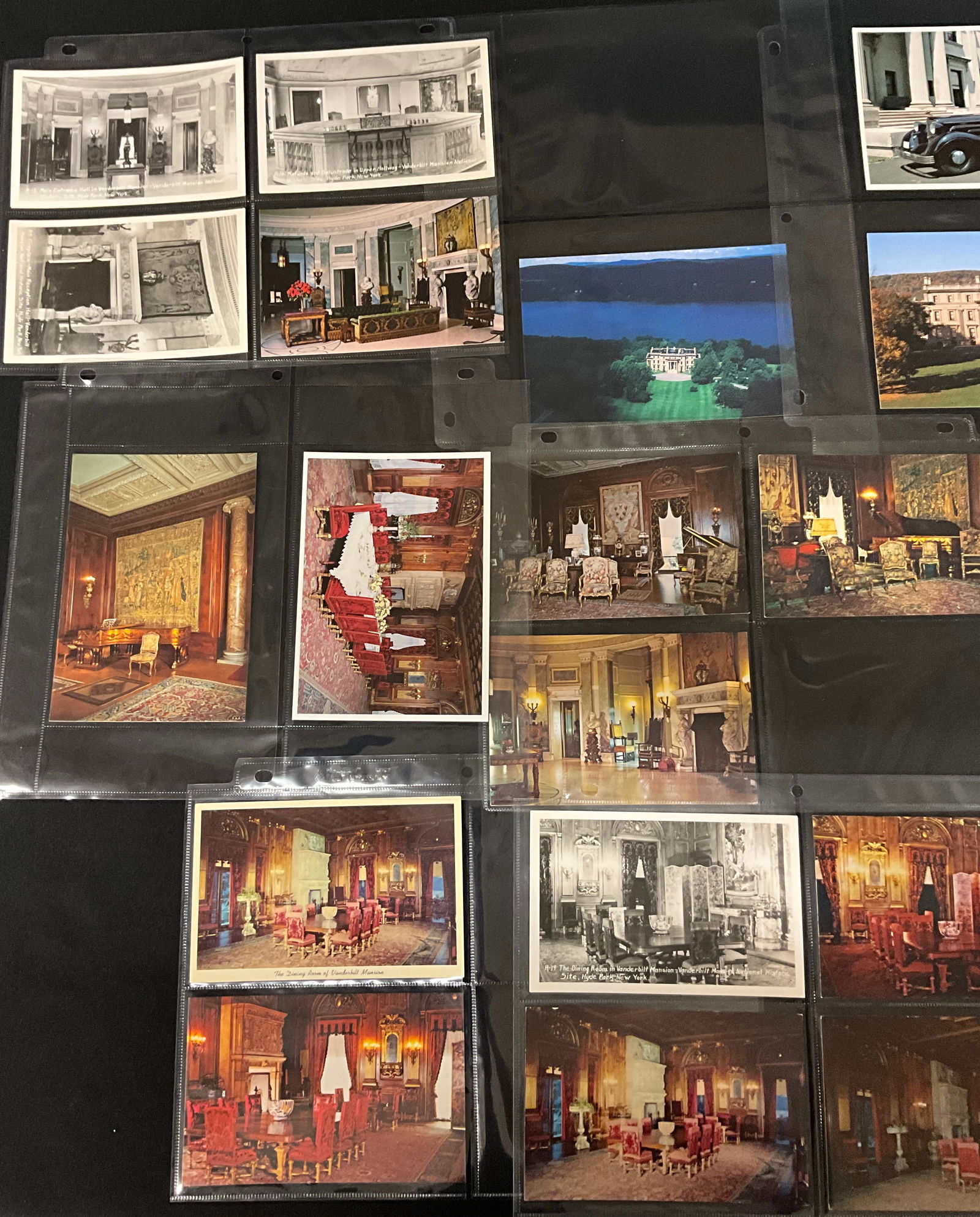 Vintage Postcards Collection of Vanderbilt Mansion, Hyde Park, New York. - 3