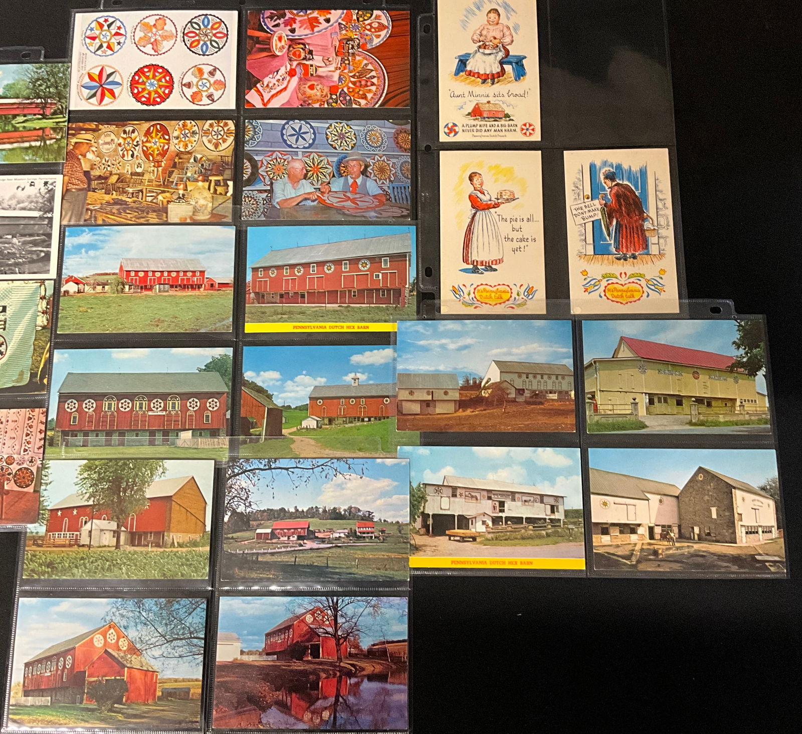 A Collection of Pennsylvania Dutch Roadside Postcards and Paper Ephemera - 2