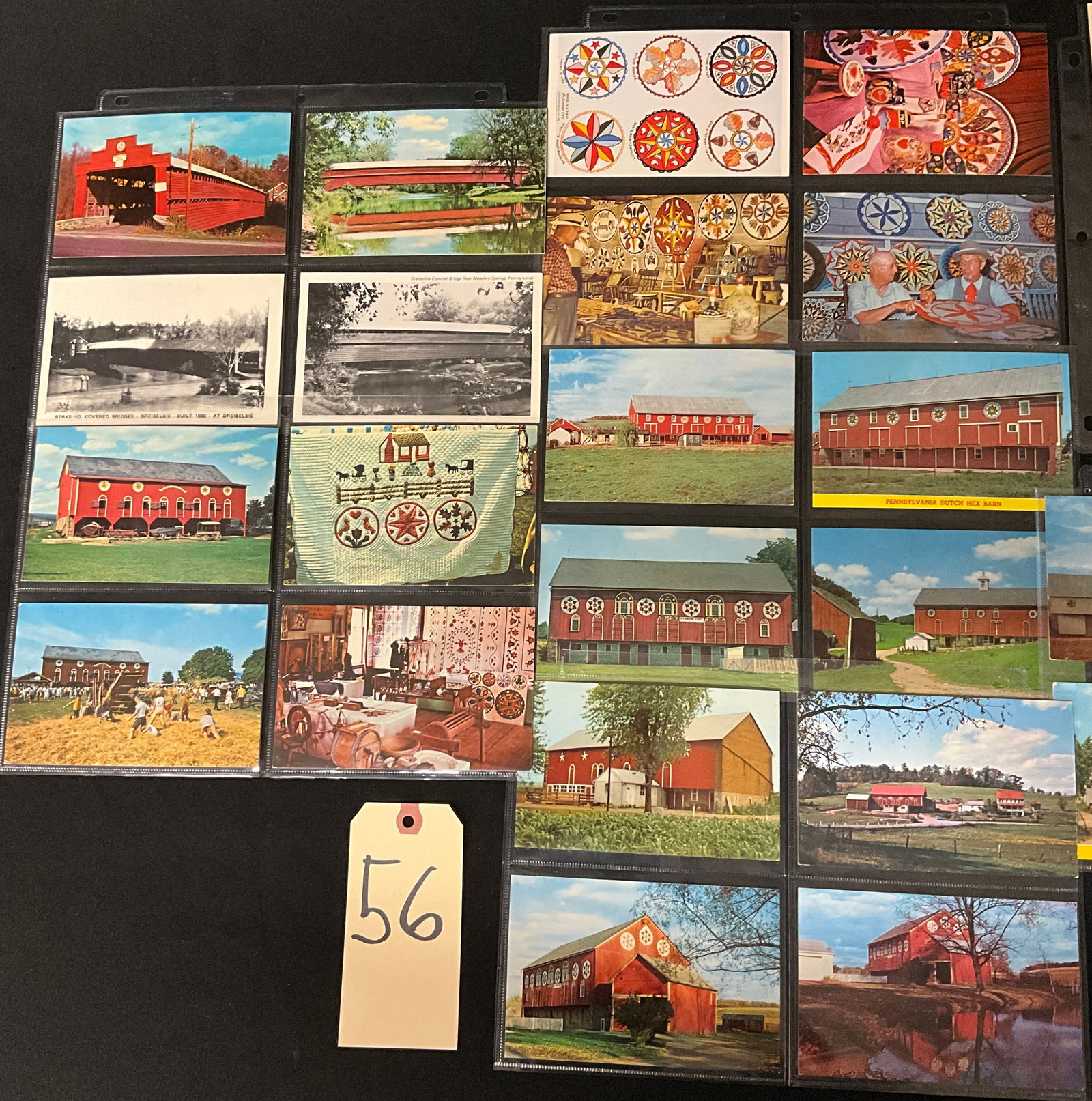 A Collection of Pennsylvania Dutch Roadside Postcards and Paper Ephemera - 3