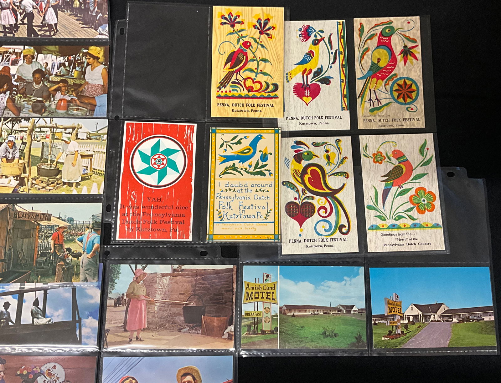 Vintage Postcards and Paper Ephemera Collection: Pennsylvania Dutch Folk Festival - 2