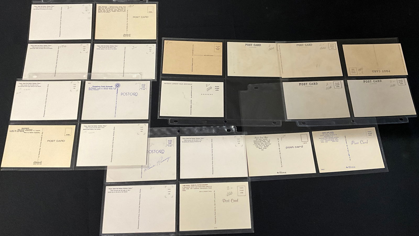 Vintage Postcards and Paper Ephemera Collection: Pennsylvania Dutch Folk Festival - 4