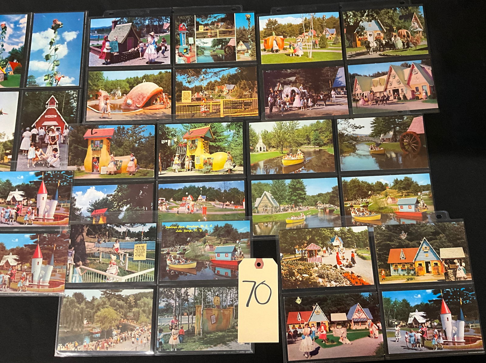 Storytown U.S.A. Vintage Chrome Postcard Collection. Lake George, New York. - 2