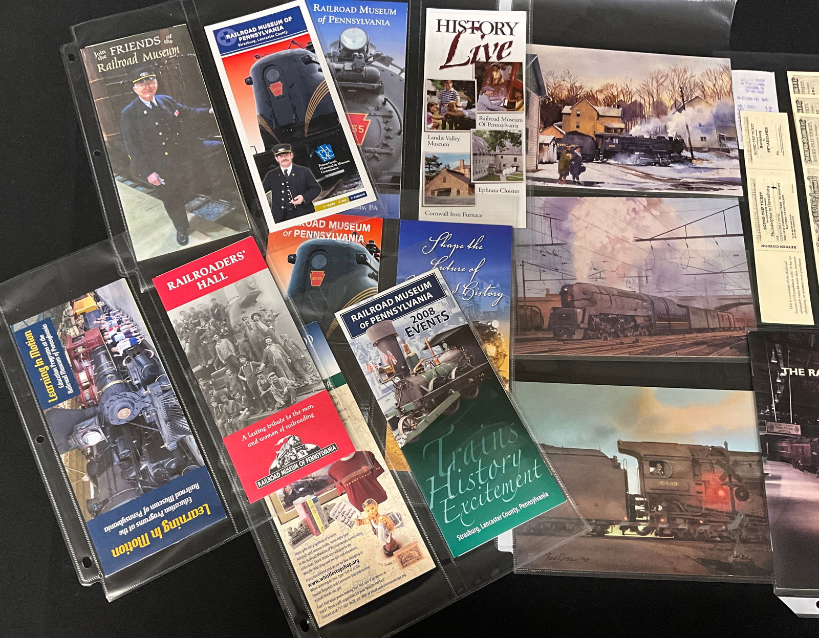 Vintage Railroad Museum of Pennsylvania and Strasburg Ephemera Collection - 4