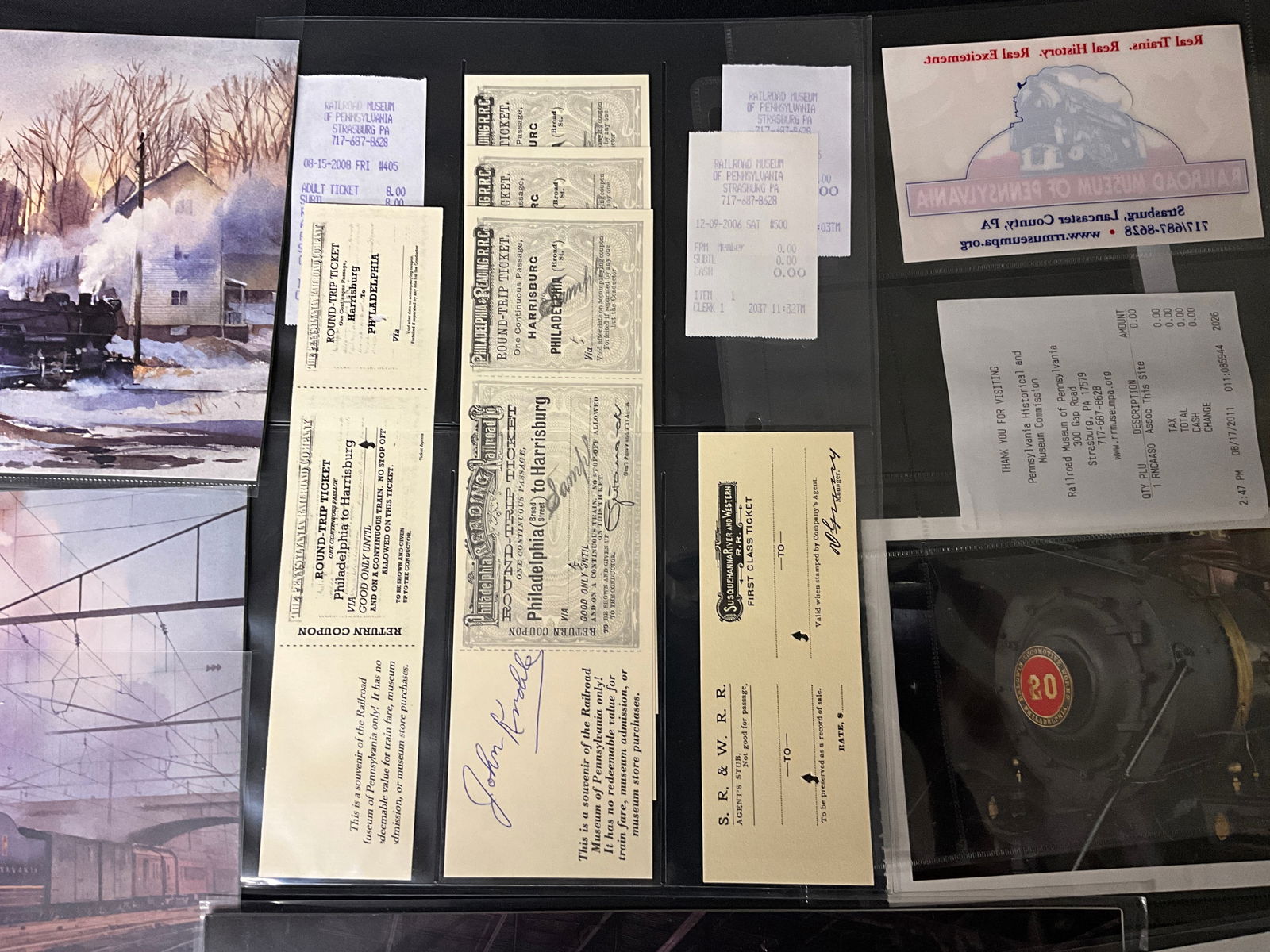Vintage Railroad Museum of Pennsylvania and Strasburg Ephemera Collection - 5