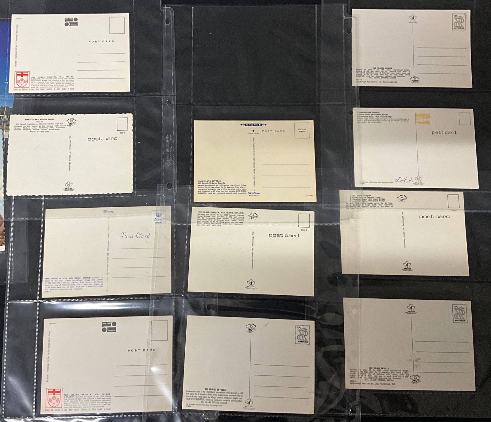 Collection of Vintage Postcards: Thousand Islands Skydeck and Ivy Lea, Ontario - 4