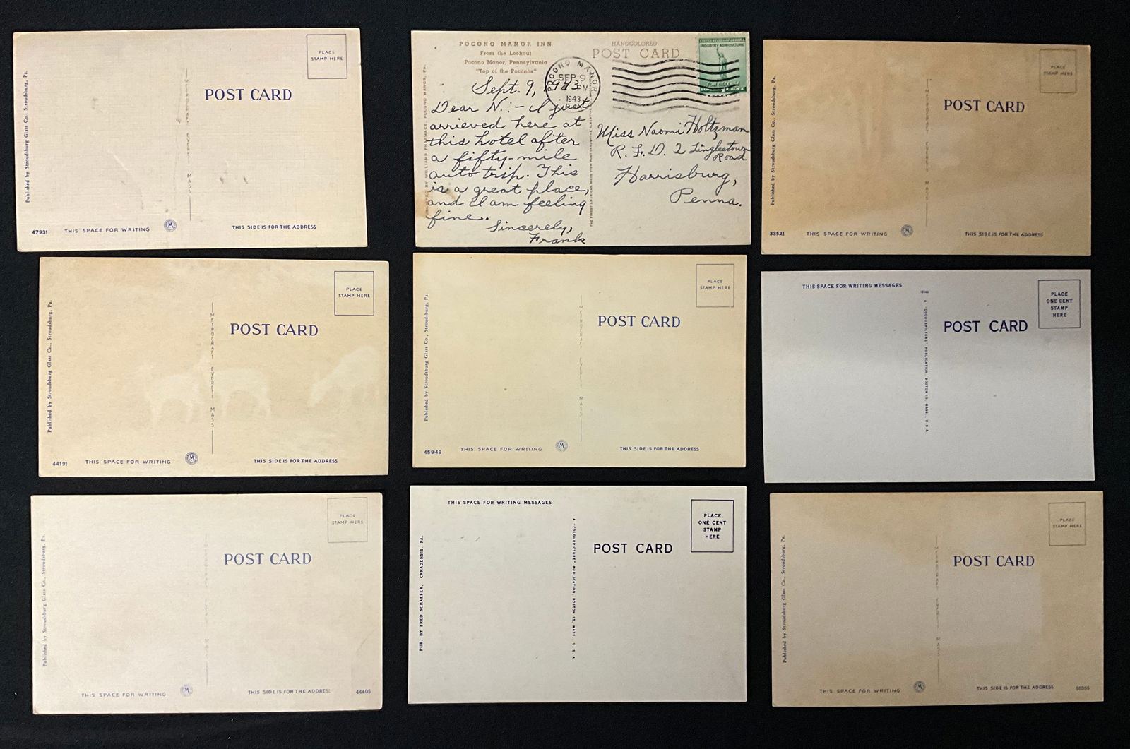 Vintage Postcards Pocono Mountains Pennsylvania Scenic Views Paper Ephemera - 4