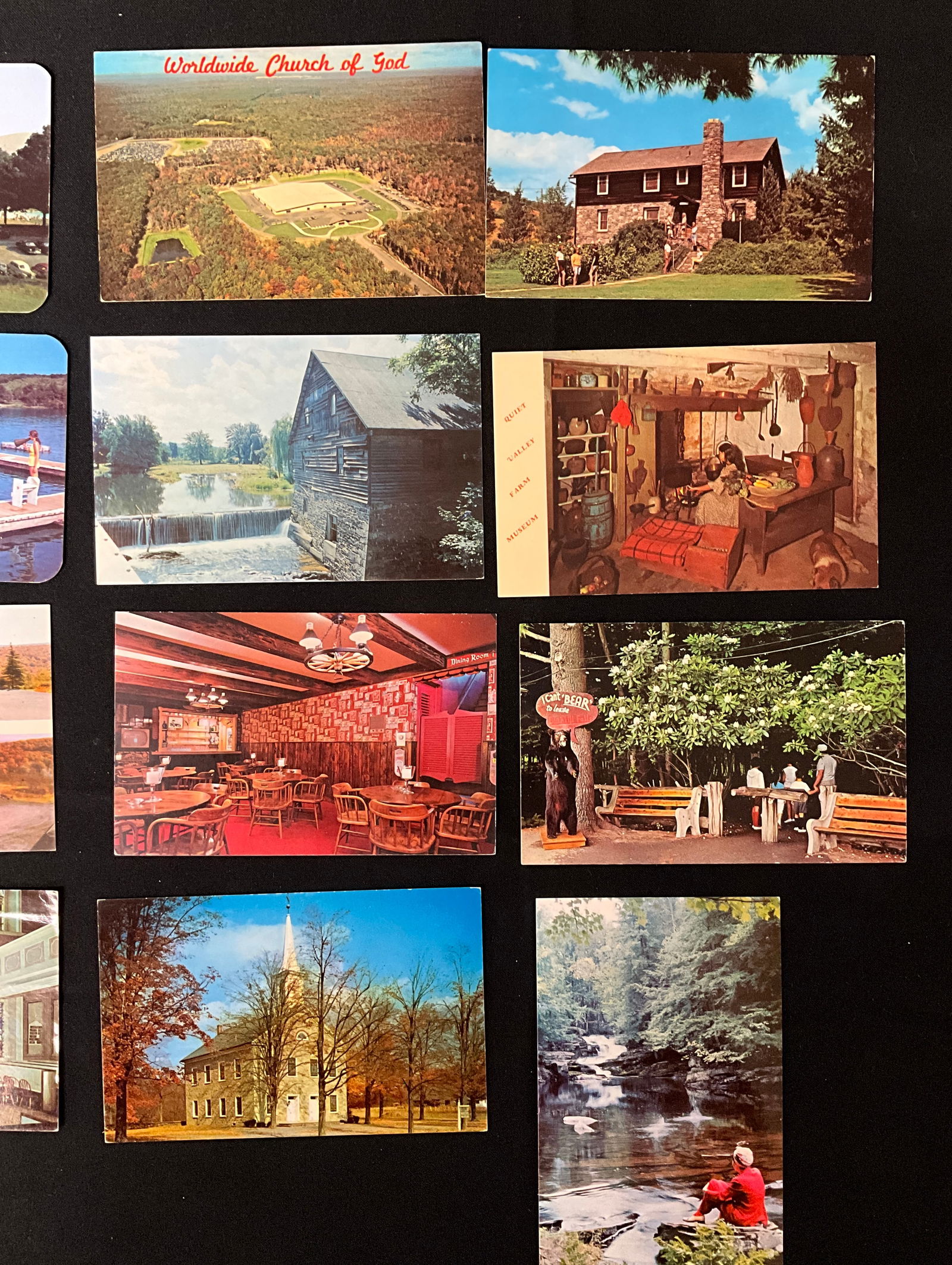 Vintage Postcards Collection. Pocono Mountains, Pennsylvania and Ohio Ephemera. - 3