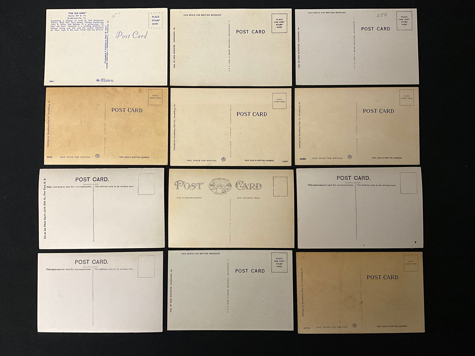 Vintage Postcards and Paper Ephemera Collection of Pocono Mountains Scenery - 3