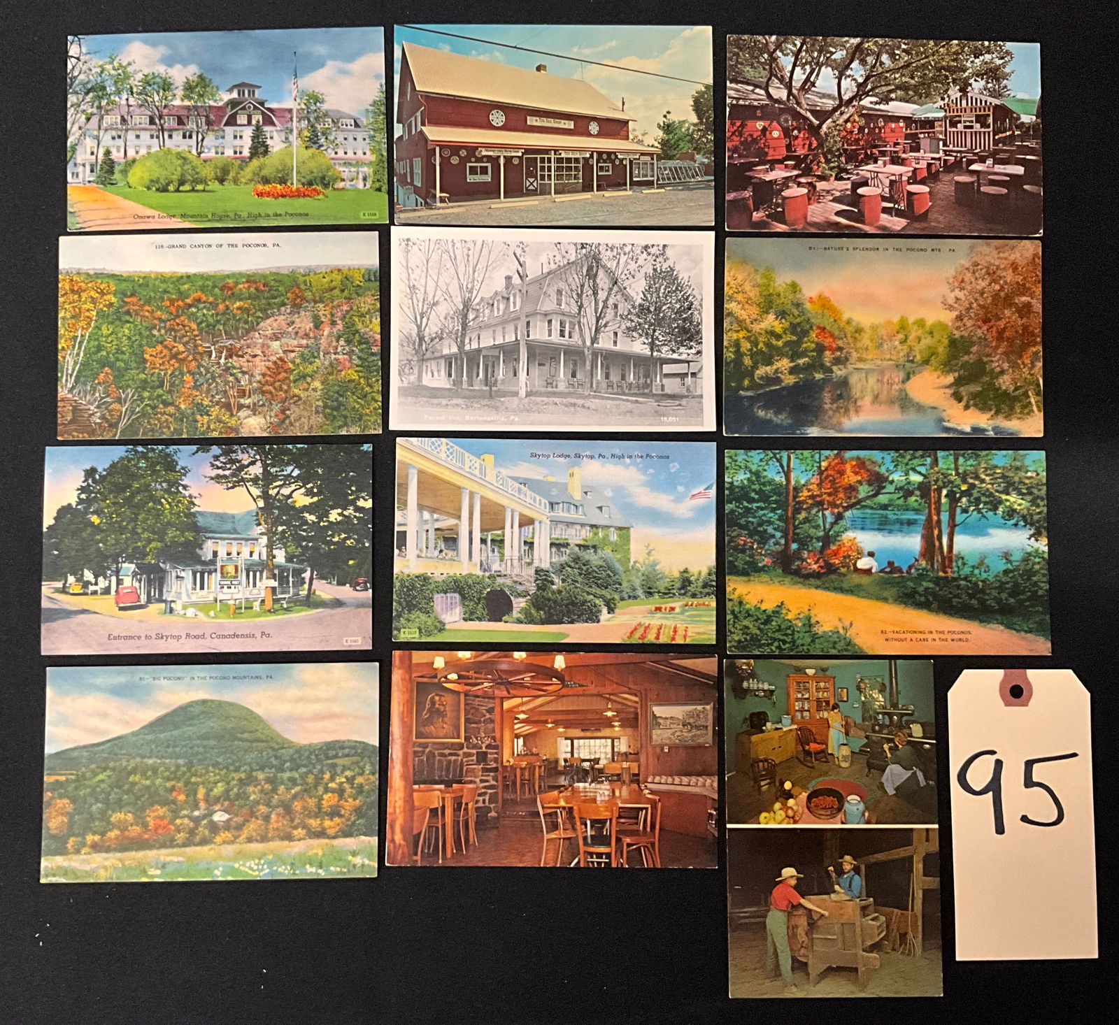 Vintage Postcards and Paper Ephemera Collection: Pocono Mountains, Pennsylvania Views (1 of 3)