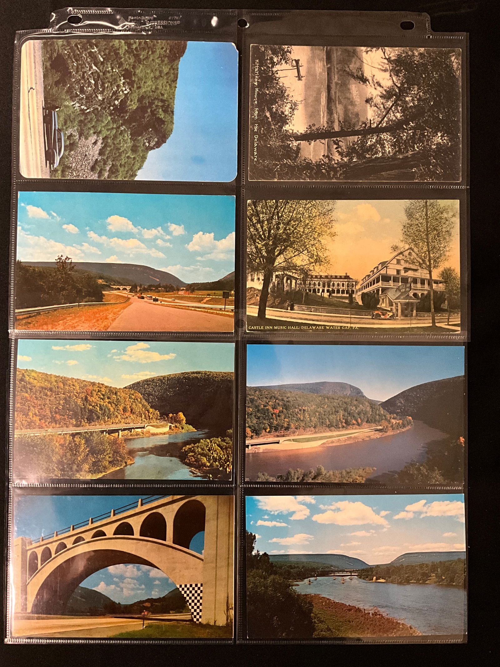 Vintage Postcards: Delaware Water Gap, PA/NJ Scenic and Infrastructural Views - 4