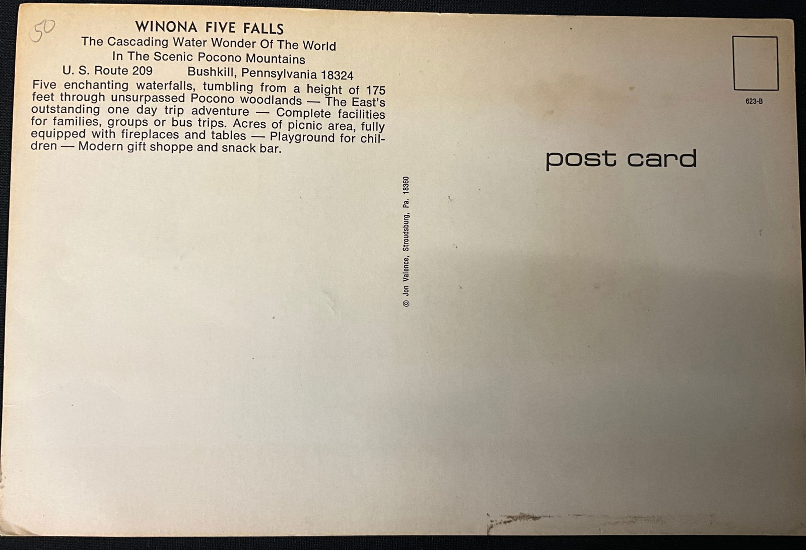 Vintage Postcards Paper Ephemera Collection Pocono Mountains Winona Falls Diners - 7