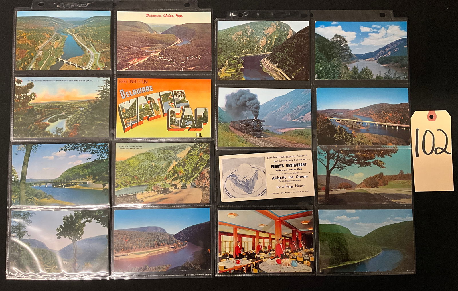 Vintage Postcards and Ephemera: Scenery and Resorts of the Delaware Water Gap, PA. (1 of 3)