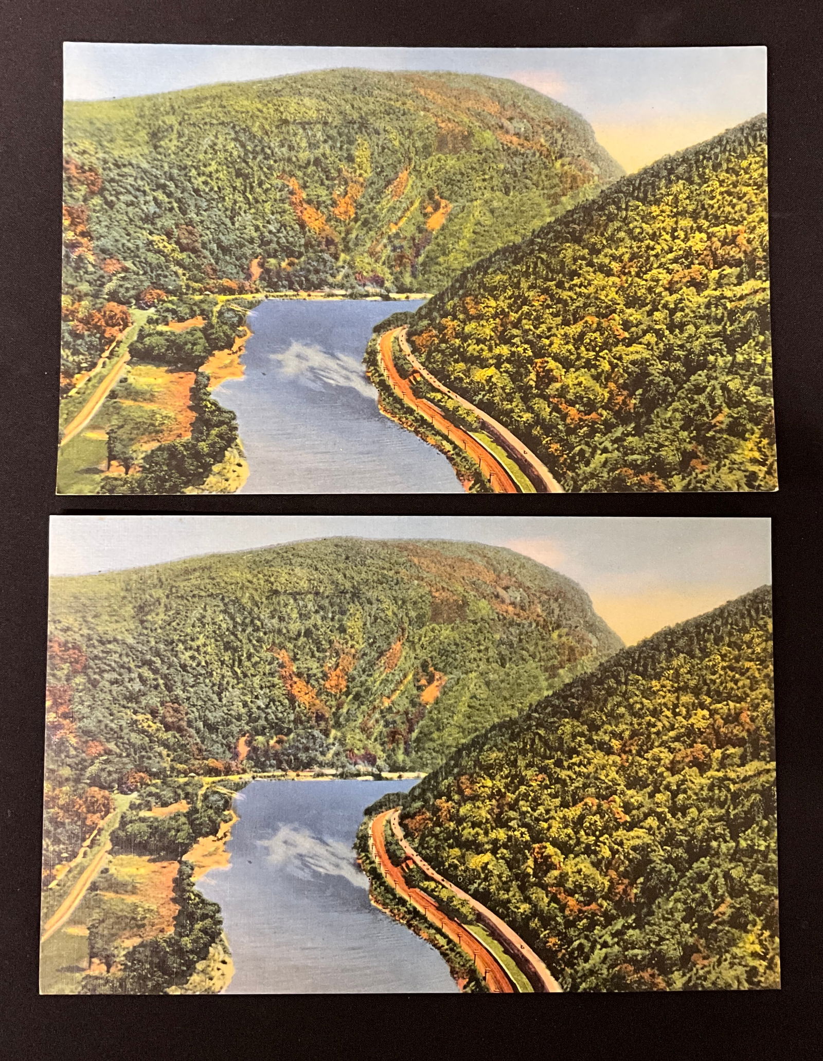 Collection of Vintage Delaware Water Gap Postcards. Curteich-Chicago, Mid-20th Century. - 3