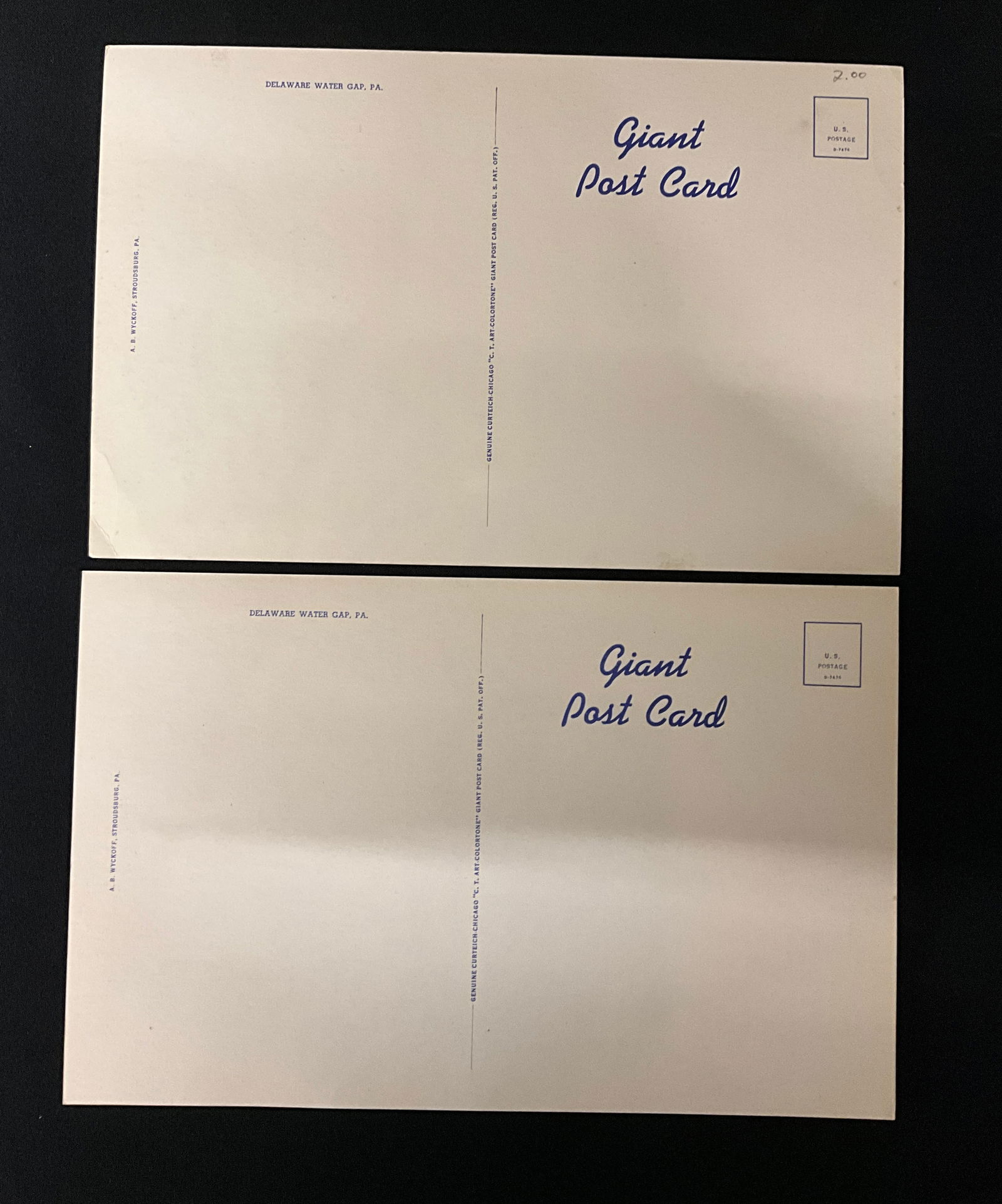 Collection of Vintage Delaware Water Gap Postcards. Curteich-Chicago, Mid-20th Century. - 5