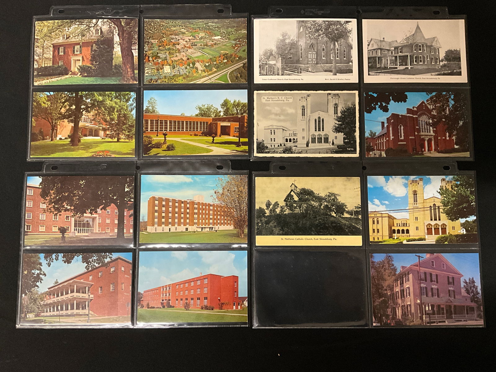 Collection of Vintage Postcards and Paper Ephemera documenting East Stroudsburg, PA - 2