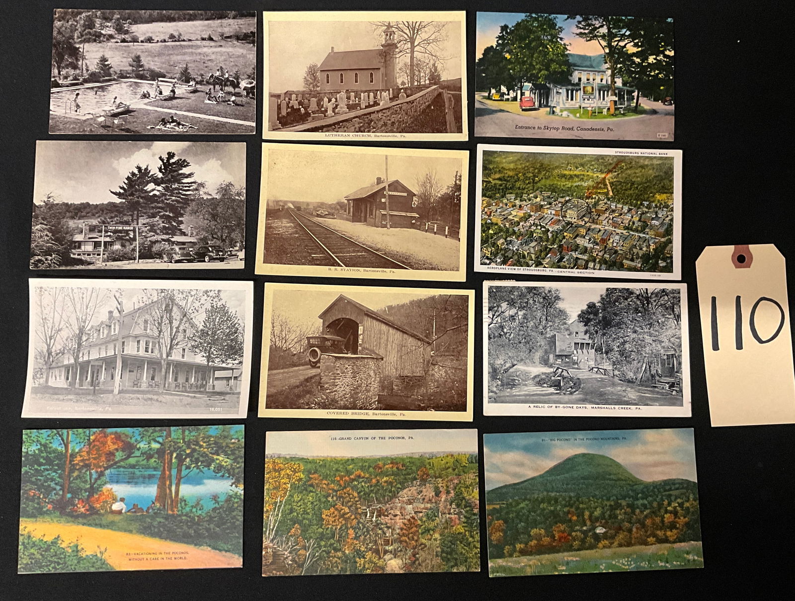 Vintage Postcards Collection of Pennsylvania Poconos Regional Ephemera (1 of 3)