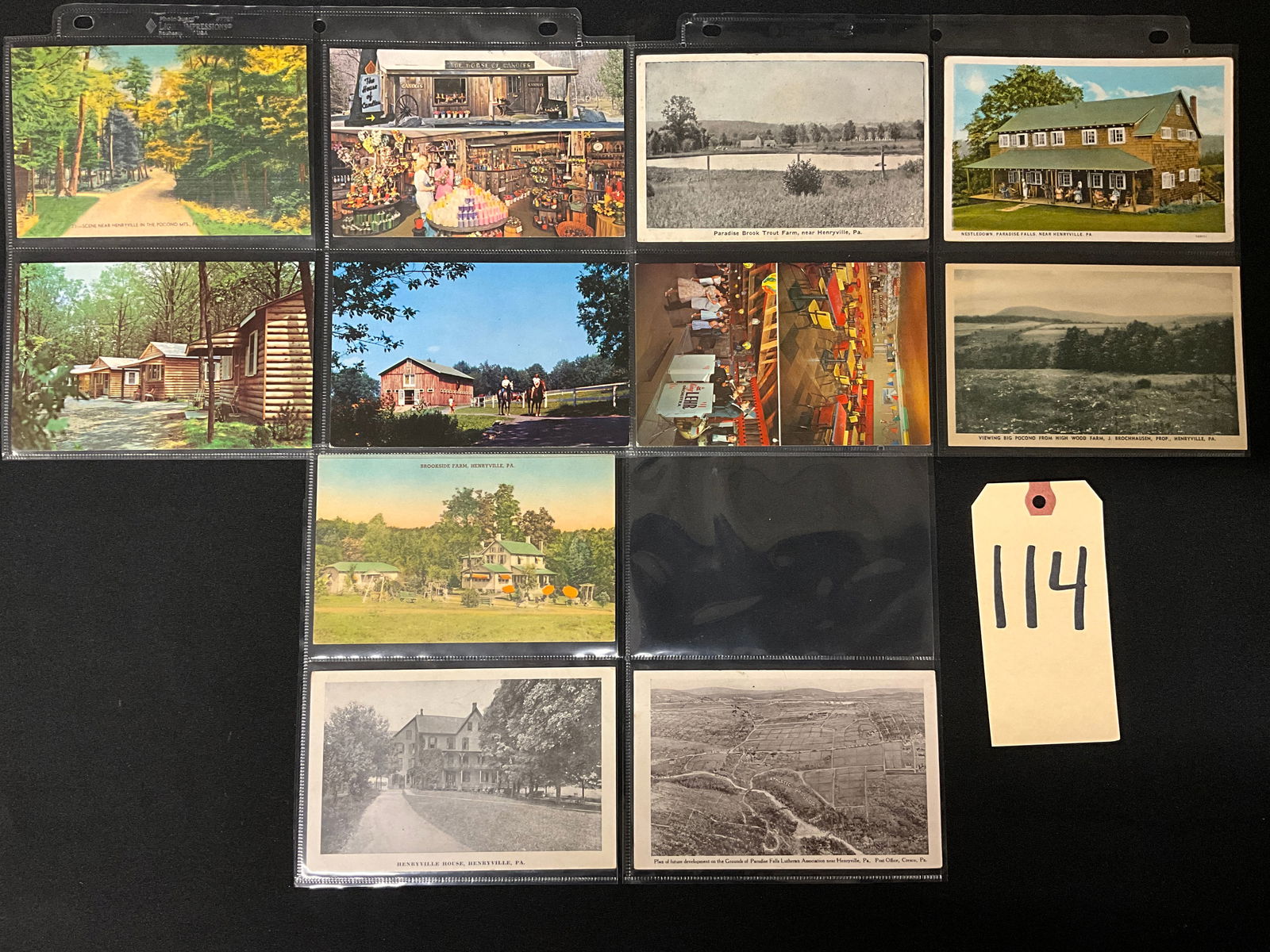 Vintage Postcards and Paper Ephemera Collection. Pennsylvania Scenes, 1900s-1930s. (1 of 3)