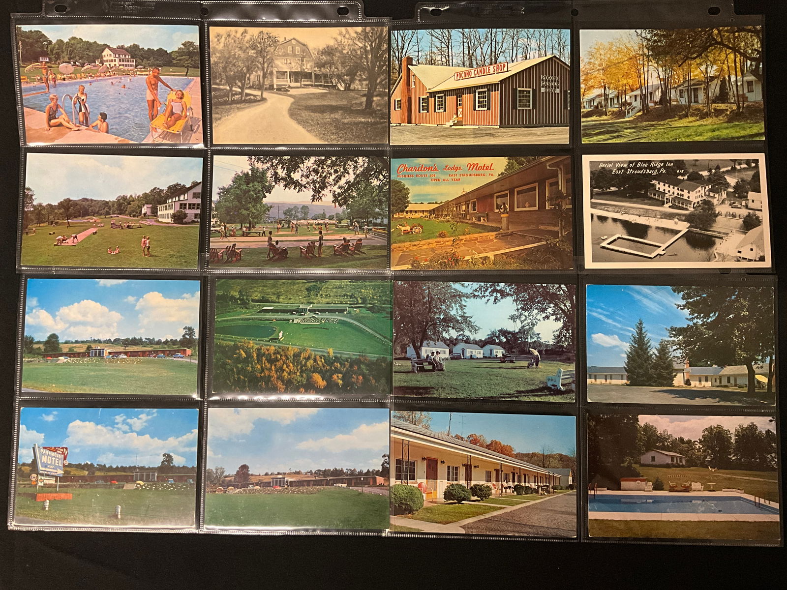 Vintage Pocono Mountains Pennsylvania Photo Postcards Ephemera Collection - 2
