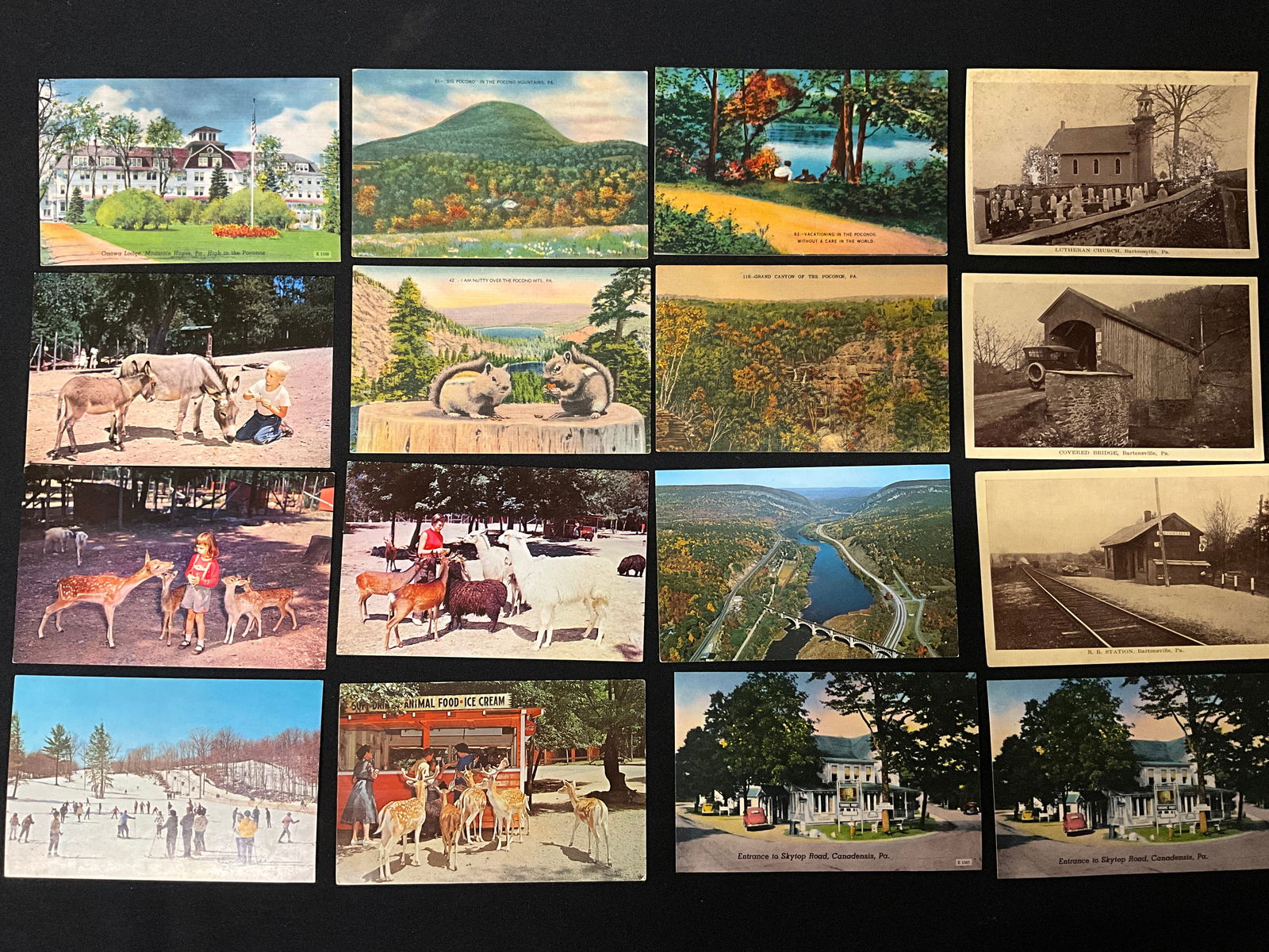 A Collection of Vintage Pocono Mountains and Delaware Water Gap Postcards, Mid-20th Century - 2