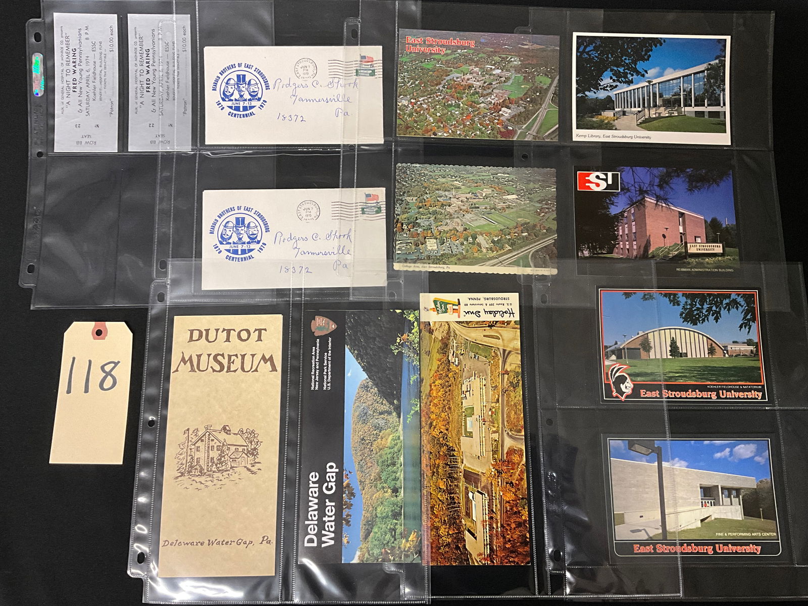 Vintage Postcards and Paper Ephemera Collection, East Stroudsburg University & Delaware Water Gap (1 of 2)