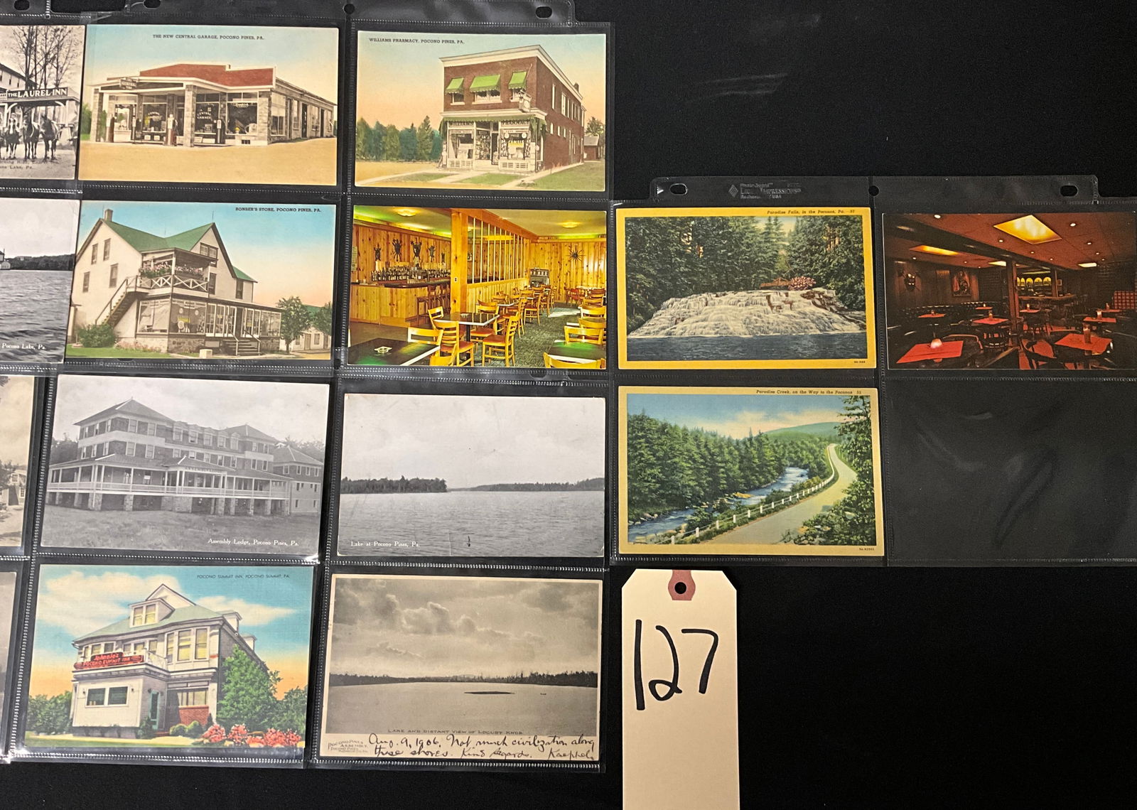 Vintage Postcards and Paper Ephemera Collection Pocono Mountains Pennsylvania Resorts - 3