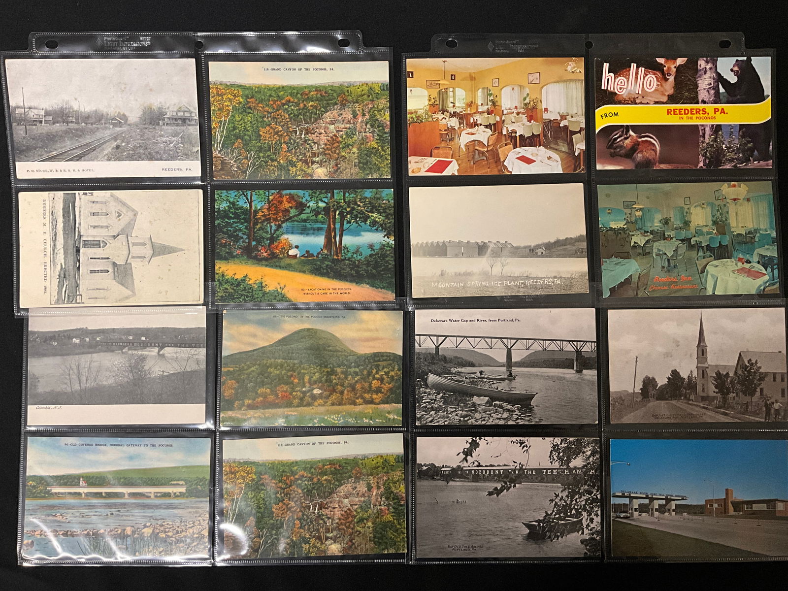 Vintage Postcards Paper Ephemera Collection of Reeder's Pennsylvania and Pocono Locations - 2