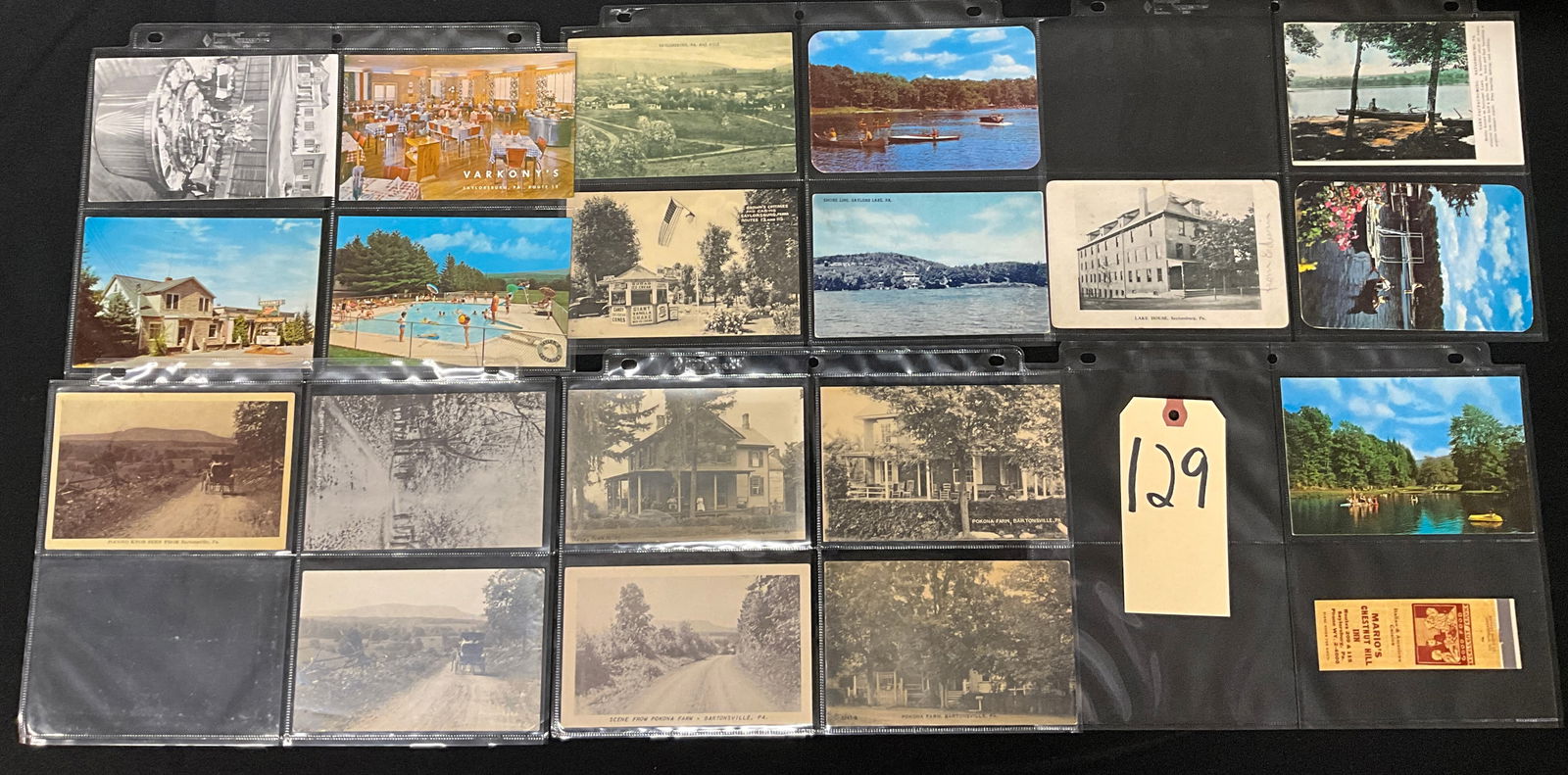 Vintage Postcards and Paper Ephemera Collection of Poconos, Pennsylvania Resorts (1 of 5)