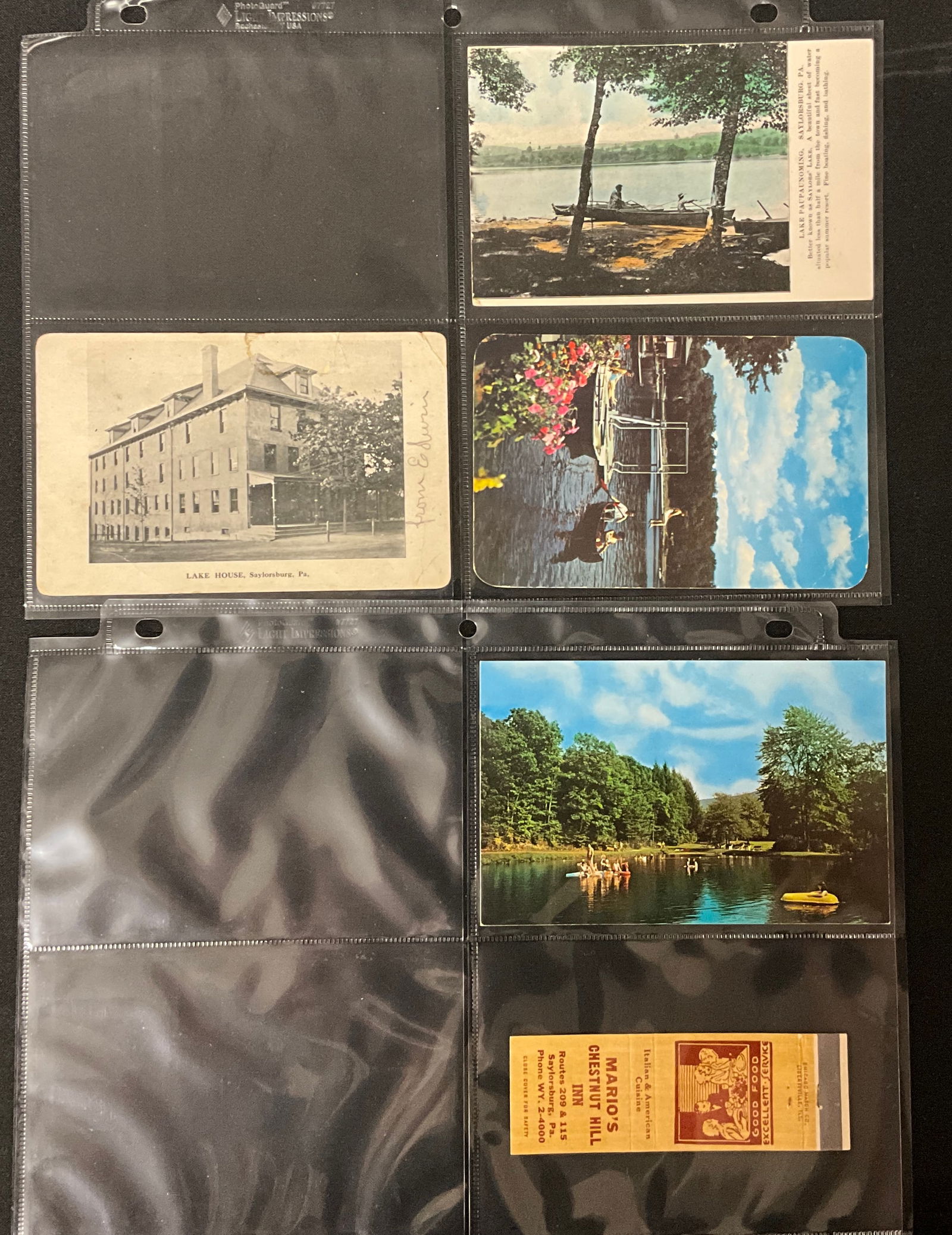 Vintage Postcards and Paper Ephemera Collection of Poconos, Pennsylvania Resorts - 4