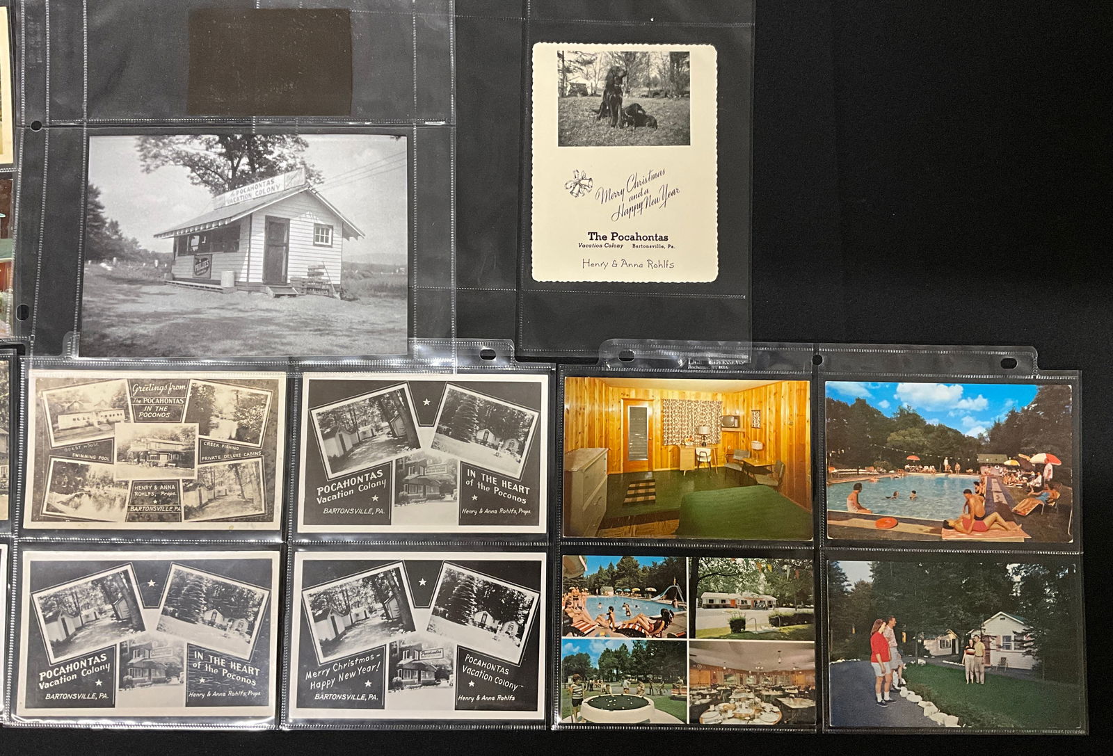 Pocahontas Vacation Colony. Bartonsville, PA. Vintage Postcard Archive. - 2