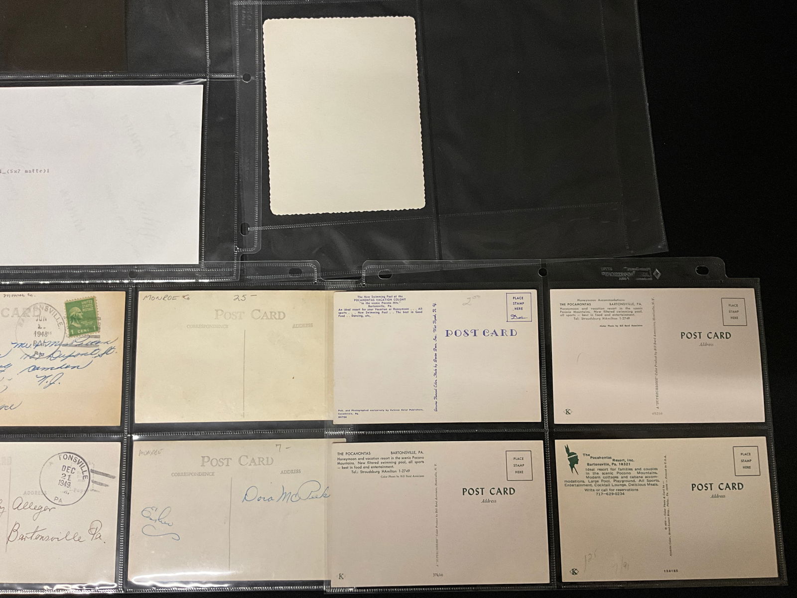 Pocahontas Vacation Colony. Bartonsville, PA. Vintage Postcard Archive. - 5