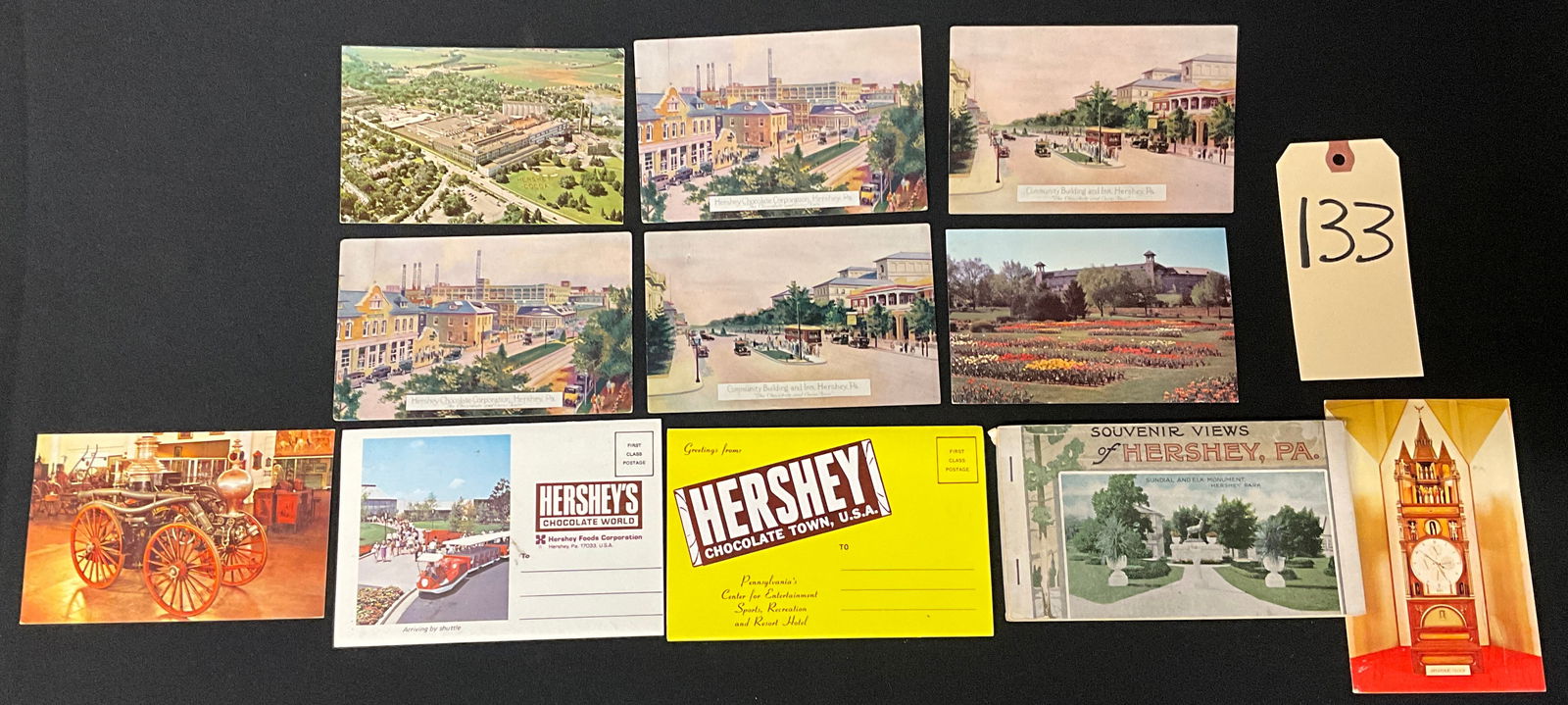 Collection of Vintage Hershey, PA Postcards and Souvenir View Booklet, Circa 1968 (1 of 5)