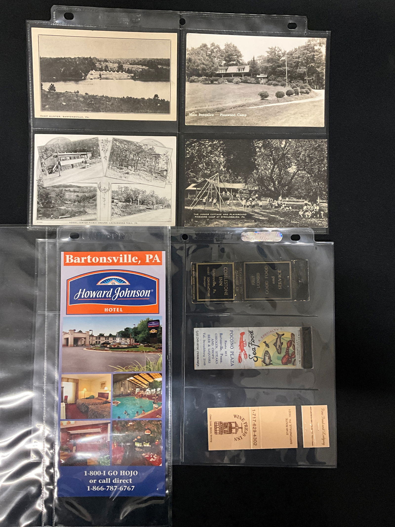 Vintage Postcards and Paper Ephemera Collection of Bartonville, PA and Poconos Region - 6