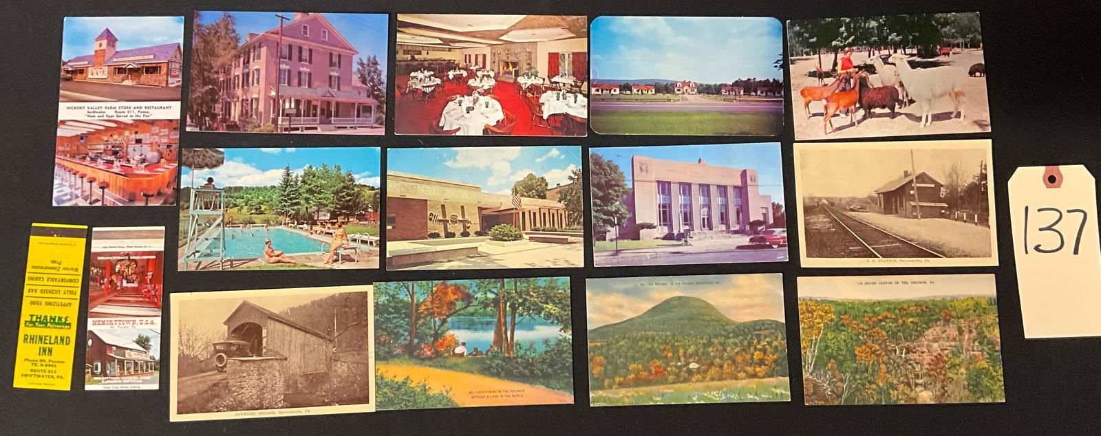 Vintage Postcards and Paper Ephemera Collection Pocono Mountains Pennsylvania (1 of 5)